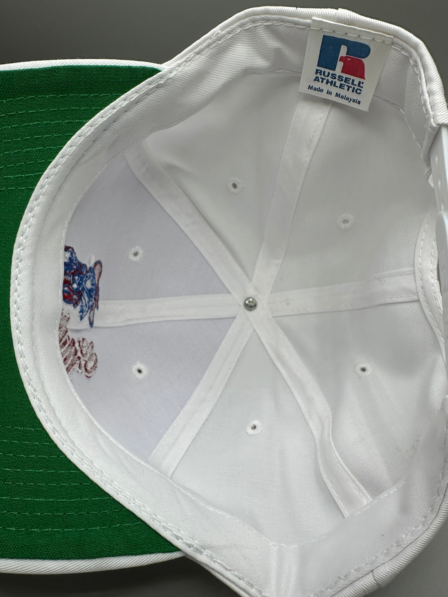Vintage Ole Miss Rebels White Snapback