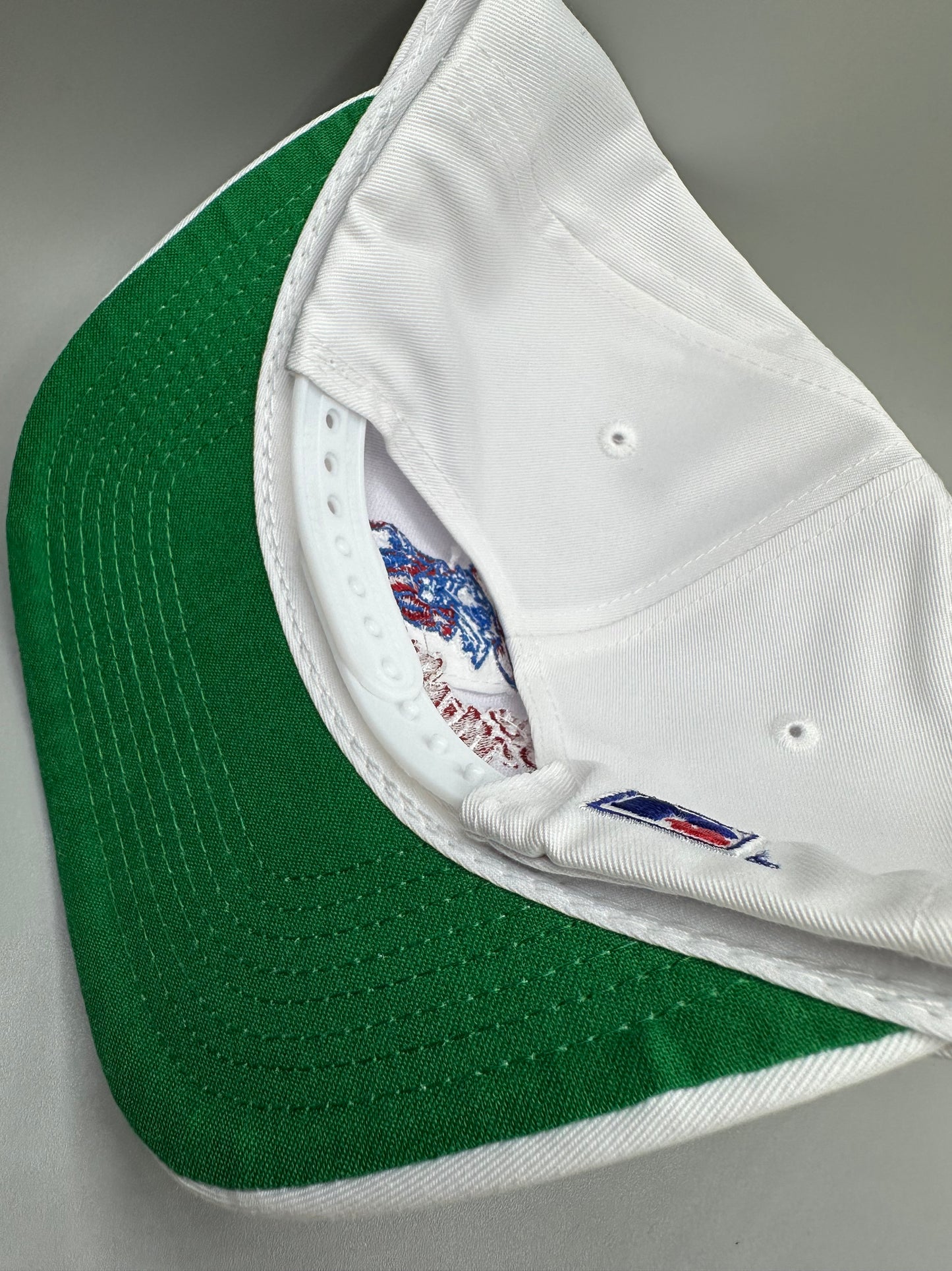 Vintage Ole Miss Rebels White Snapback