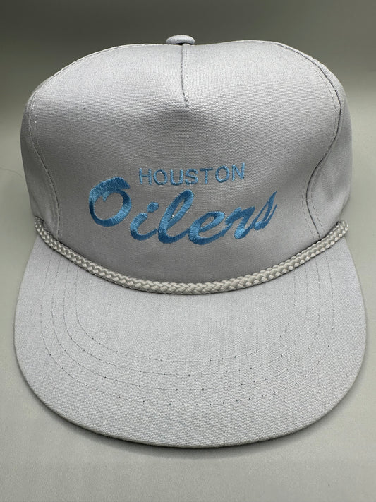 Vintage Houston Oilers Grey Snapback