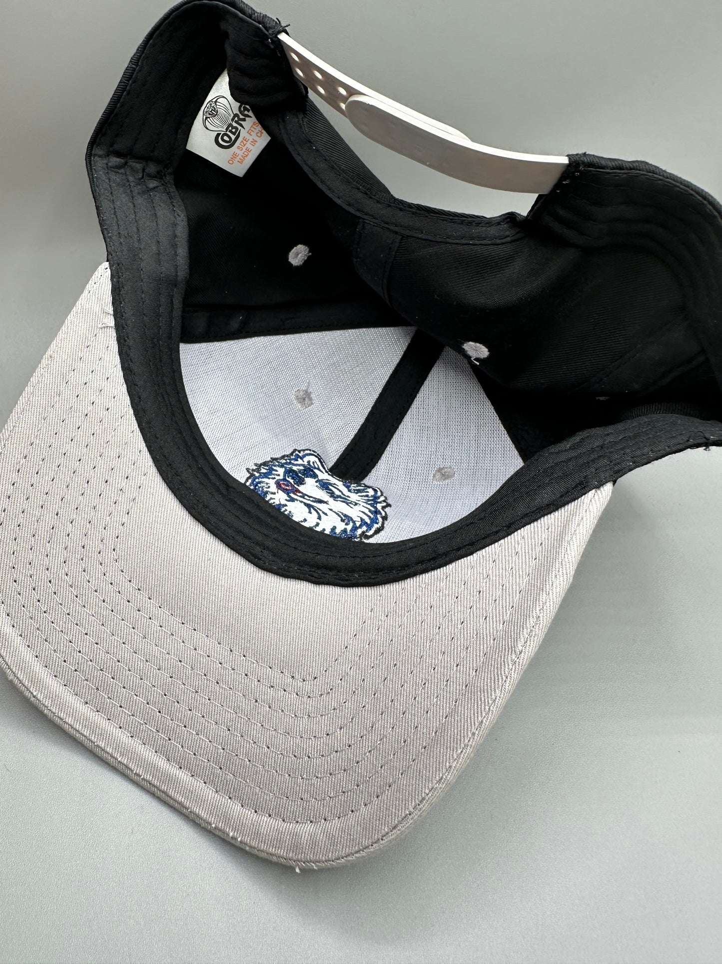 Retro UConn Huskies Snapback Hat