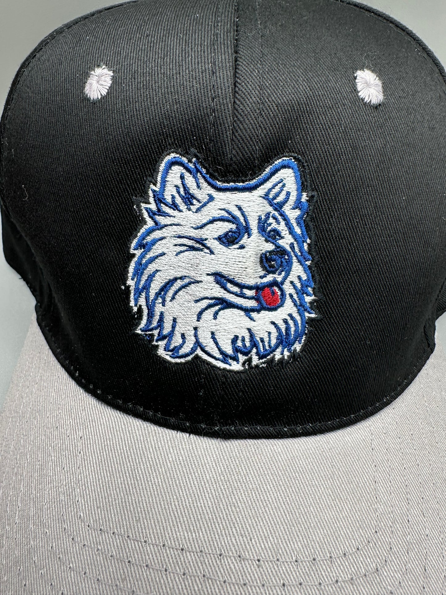 Retro UConn Huskies Snapback Hat