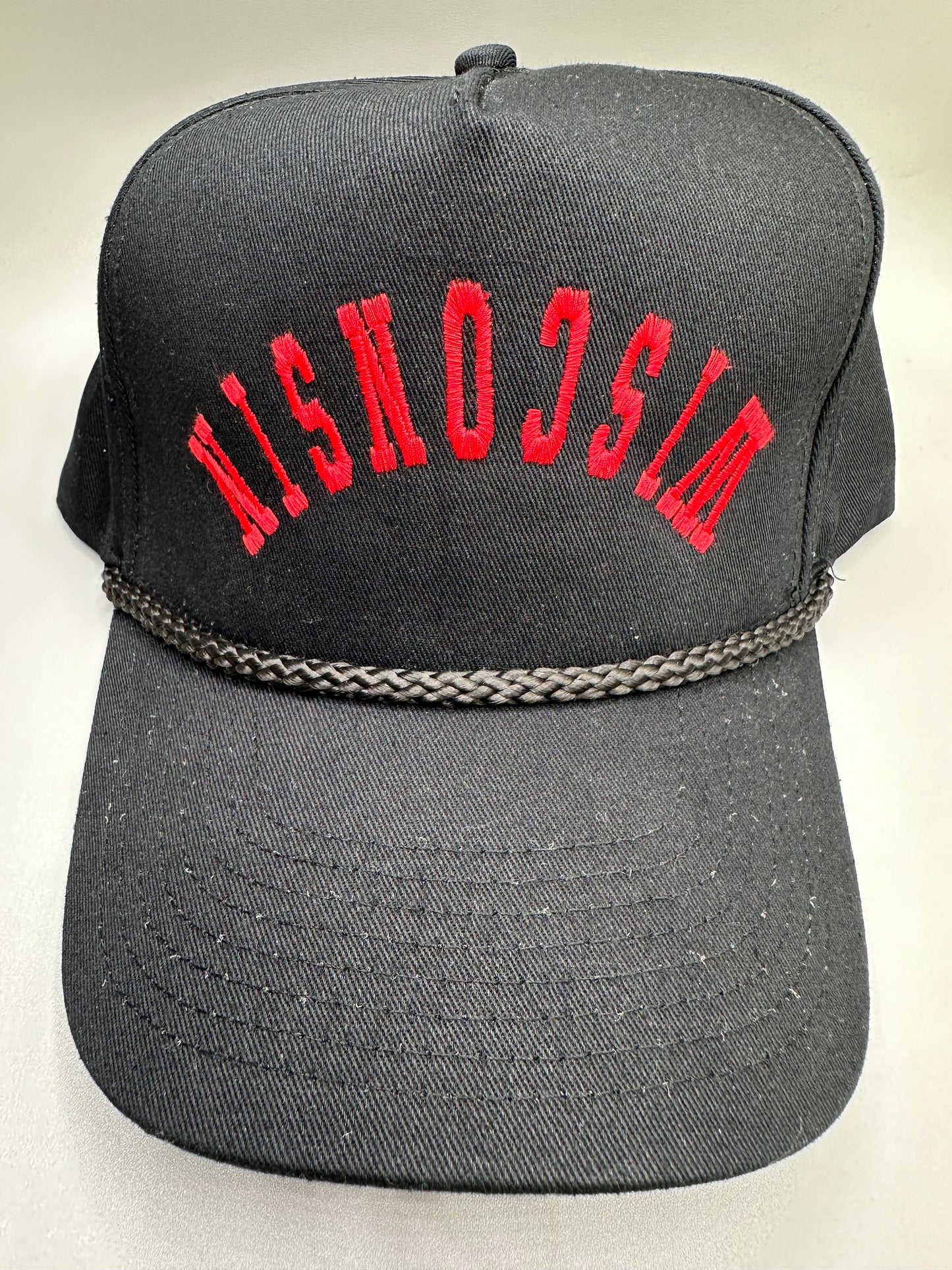 Black Out Collection Rope SnapBack Hat